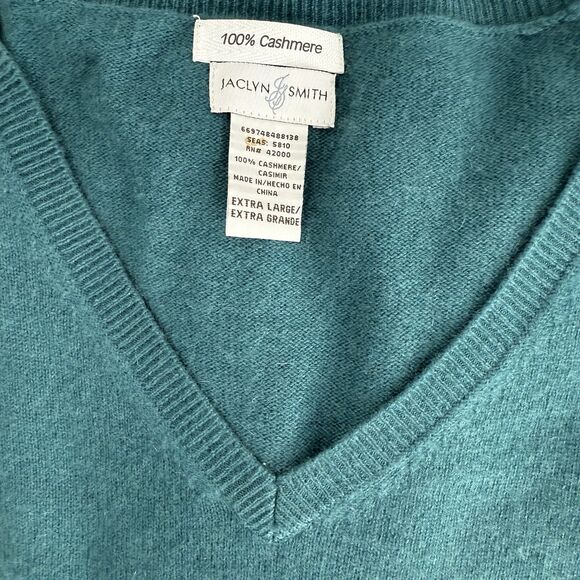 7 Piece Lot 100% Cashmere Sweater Craft Cutter Repurpose Recycle Blue Cool Tones - Picture 13 of 13